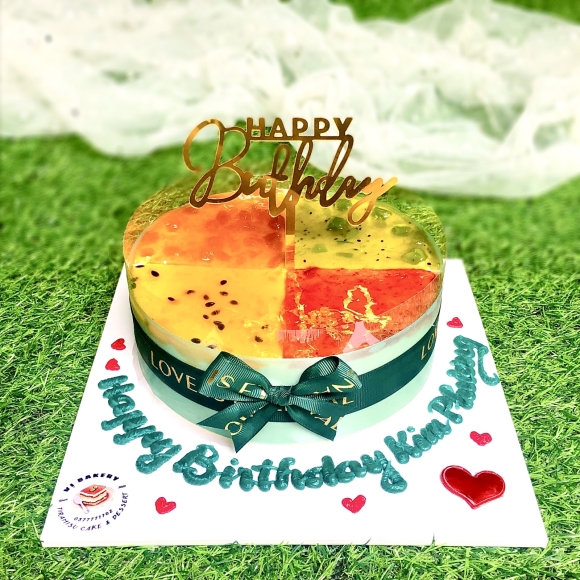 Chủ đề Cô gái tone xanh đơn giản - size 18