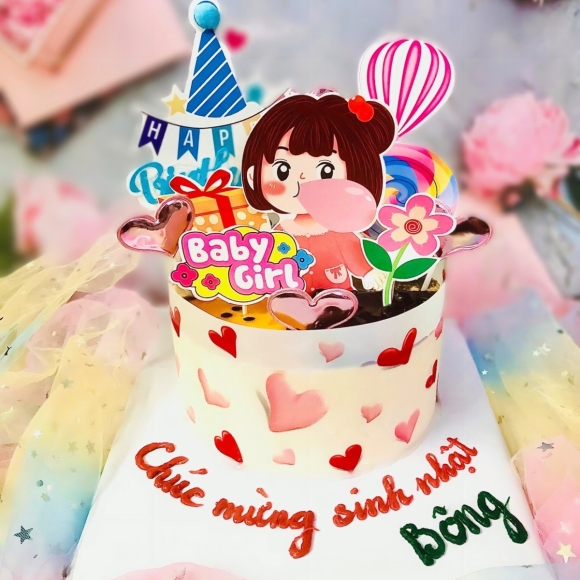 Chủ đề Bé Gái kẹo - size 14