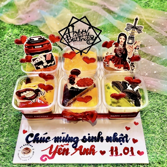 Set 6 hộp Cô Gái 